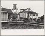 Pilottown, Louisiana, building and boardwalks