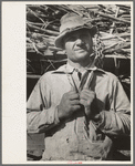 Sugarcane farmer near Delcambre, Louisiana