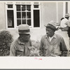Negroes in front of post office, Lafayette, Louisiana