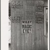 Signs on side of building, Opelousas, Louisiana