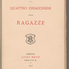 Quattro chiacchiere colle ragazze 