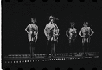 Joel Grey and ensemble in the stage production Cabaret