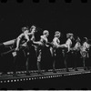 Joel Grey and ensemble in the stage production Cabaret