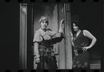 Lotte Lenya and Peg Murray in the stage production Cabaret