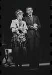 Lotte Lenya and Jack Gilford in the stage production Cabaret