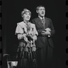 Lotte Lenya and Jack Gilford in the stage production Cabaret