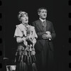 Lotte Lenya and Jack Gilford in the stage production Cabaret