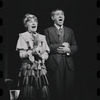 Lotte Lenya and Jack Gilford in the stage production Cabaret