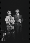 Lotte Lenya and Jack Gilford in the stage production Cabaret