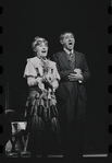 Lotte Lenya and Jack Gilford in the stage production Cabaret