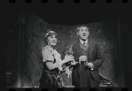 Lotte Lenya and Jack Gilford in the stage production Cabaret