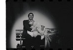 Bert Convy and Jill Haworth in the stage production Cabaret