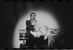 Bert Convy and Jill Haworth in the stage production Cabaret