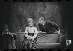 Lotte Lenya and Jack Gilford in the stage production Cabaret