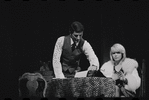 Bert Convy and Jill Haworth in the stage production Cabaret