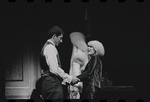 Bert Convy and Jill Haworth in the stage production Cabaret