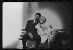 Bert Convy and Jill Haworth in the stage production Cabaret