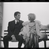 Bert Convy and Jill Haworth in the stage production Cabaret