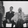 Bert Convy and Jill Haworth in the stage production Cabaret