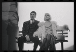 Bert Convy and Jill Haworth in the stage production Cabaret