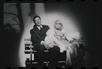 Bert Convy and Jill Haworth in the stage production Cabaret