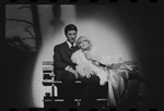 Bert Convy and Jill Haworth in the stage production Cabaret