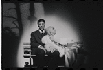 Bert Convy and Jill Haworth in the stage production Cabaret