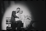 Bert Convy and Jill Haworth in the stage production Cabaret