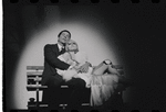 Bert Convy and Jill Haworth in the stage production Cabaret