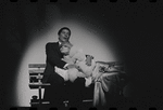 Bert Convy and Jill Haworth in the stage production Cabaret