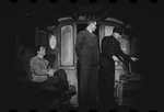 Bert Convy, Edward Winter and unidentified in the stage production Cabaret