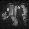 Bert Convy and Edward Winter in the stage production Cabaret
