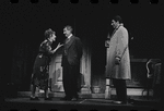 Lotte Lenya, Jack Gilford and Bert Convy in the stage production Cabaret