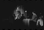 Jill Haworth and Bert Convy in the stage production Cabaret