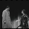 Bert Convy and Lotte Lenya in the stage production Cabaret