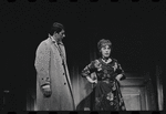Bert Convy and Lotte Lenya in the stage production Cabaret