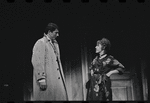 Bert Convy and Lotte Lenya in the stage production Cabaret