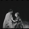 Bert Convy and Lotte Lenya in the stage production Cabaret