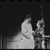 Bert Convy and Lotte Lenya in the stage production Cabaret