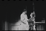 Bert Convy and Lotte Lenya in the stage production Cabaret