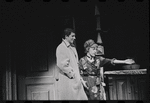 Bert Convy and Lotte Lenya in the stage production Cabaret
