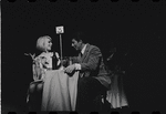 Jill Haworth and Bert Convy in the stage production Cabaret