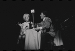 Jill Haworth and Bert Convy in the stage production Cabaret