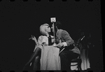 Jill Haworth and Bert Convy in the stage production Cabaret