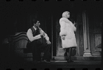 Bert Convy and Jill Haworth in the stage production Cabaret