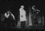 Bert Convy, Jill Haworth and Lotte Lenya in the stage production Cabaret