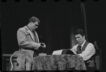 Edward Winter and Bert Convy in the stage production Cabaret