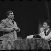 Edward Winter and Bert Convy in the stage production Cabaret