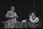 Edward Winter and Bert Convy in the stage production Cabaret