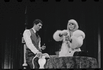 Bert Convy and Jill Haworth in the stage production Cabaret